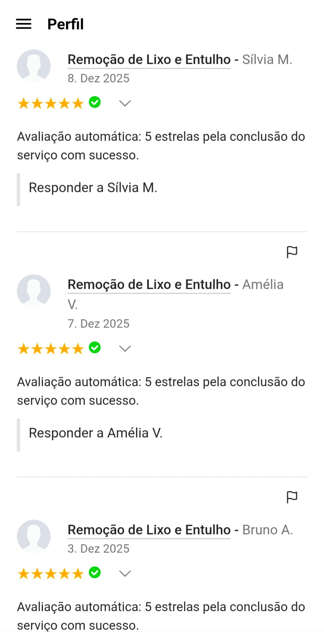 Trabalho realizado para João Santos